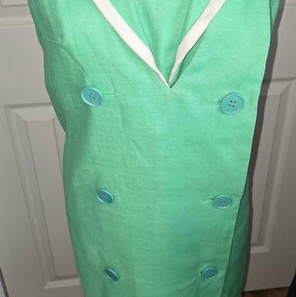 Vtg. 60's Sailor Dress Bergdorf Goodman "Townley" New York Linen - Picture 8 of 12